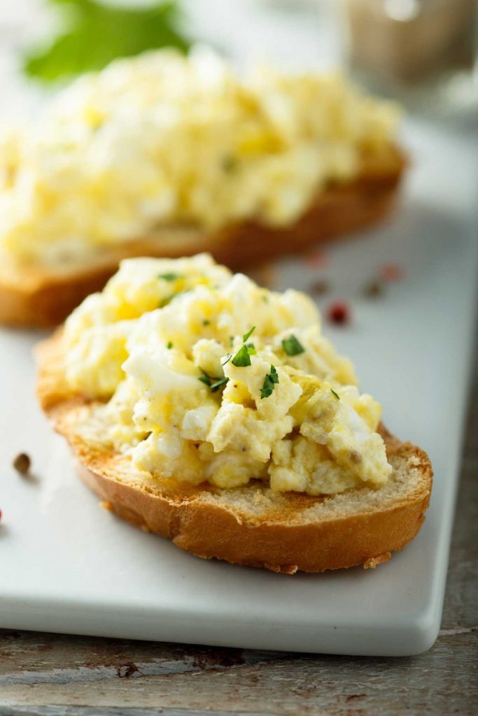 Scrambled Eggs on Toast