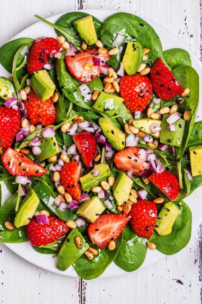 Strawberry Spinach Salad