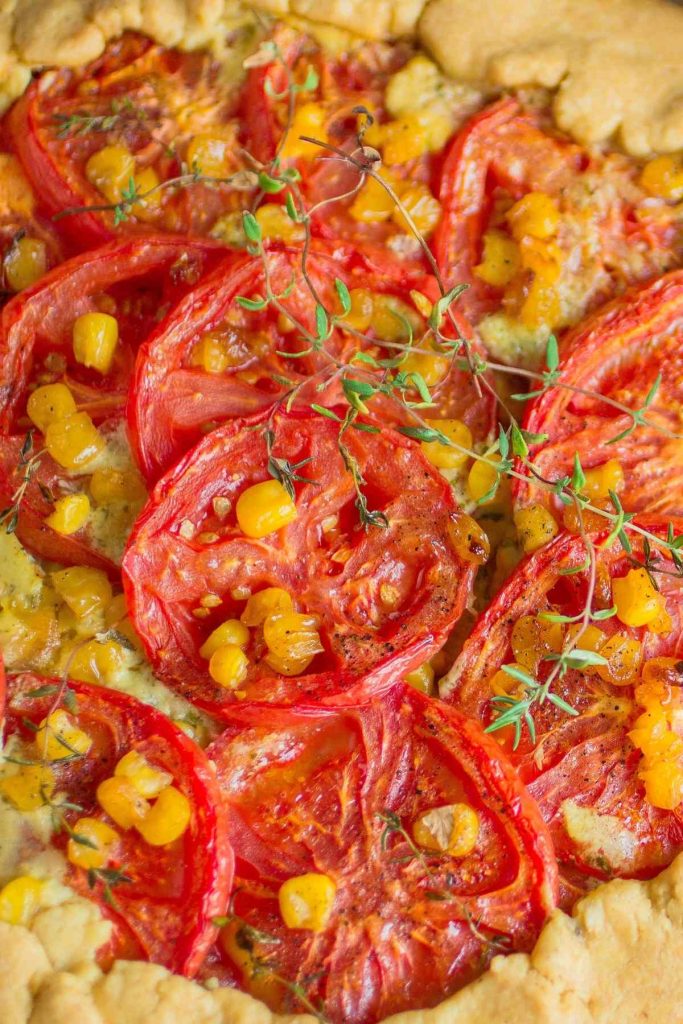 Tomato and Corn Pie