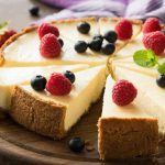 This Baked Vegan Cheesecake tastes just like the real thing! This recipe is not only delicious but easy to make without the water bath required for traditional cheesecake. It makes a great addition to any celebration.