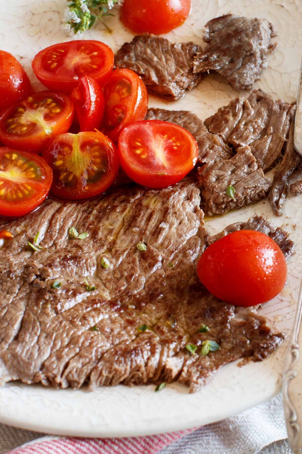 Sizzle steaks are thinly sliced cuts or shaved slices of beef that are flavorful and quick to cook, making them our go-to meal for a simple weeknight dinner. Serve fresh from the pan with a quick side salad or fluffy mashed potatoes for a complete meal in under 20 minutes!