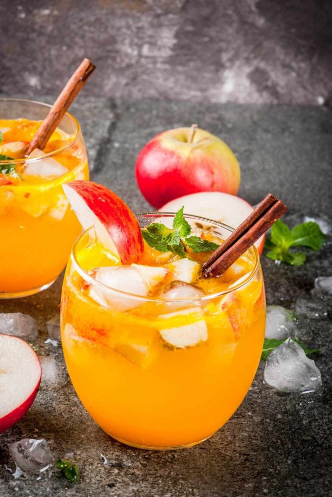 Autumn Spiced Rum Punch