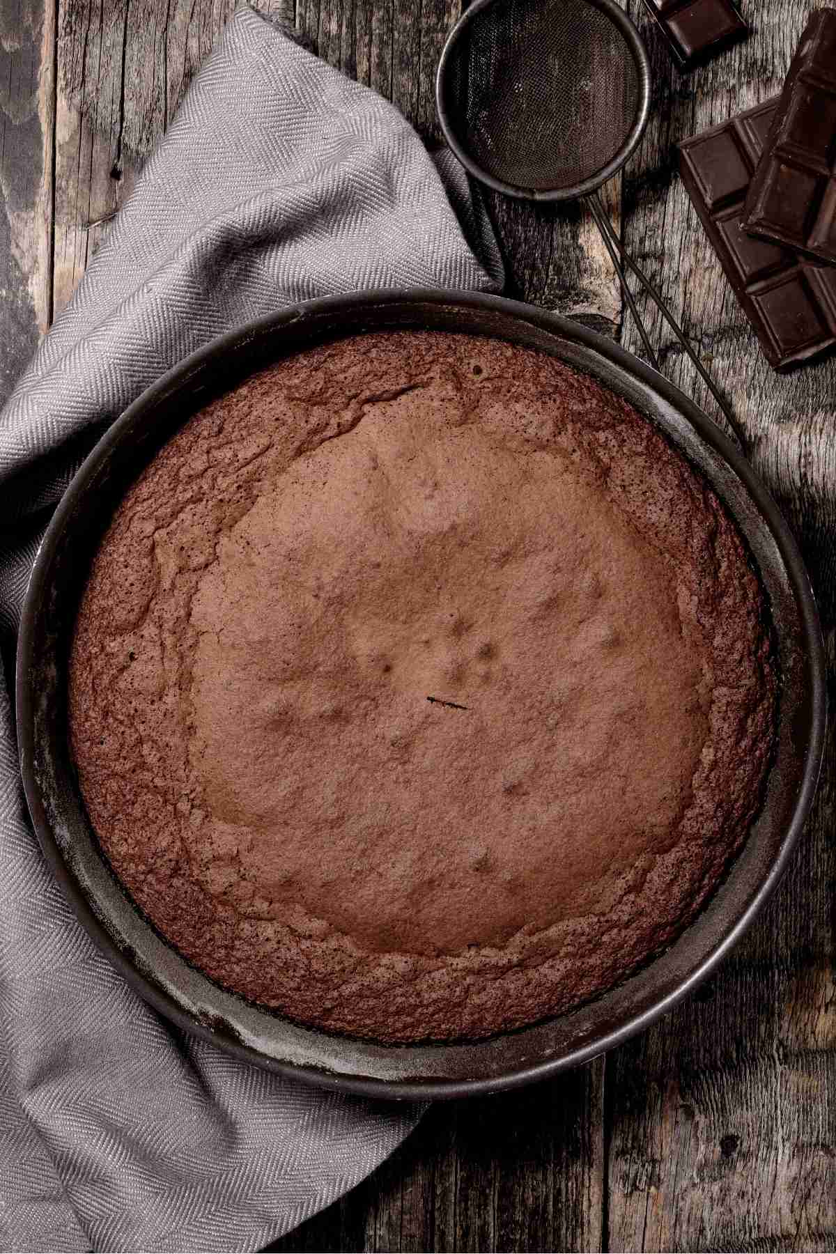 Chocolate cake never disappoints. It’s a welcome addition to birthdays, holiday meals, and family celebrations. This chocolate cake is made without buttermilk and bakes up perfectly moist and tender.