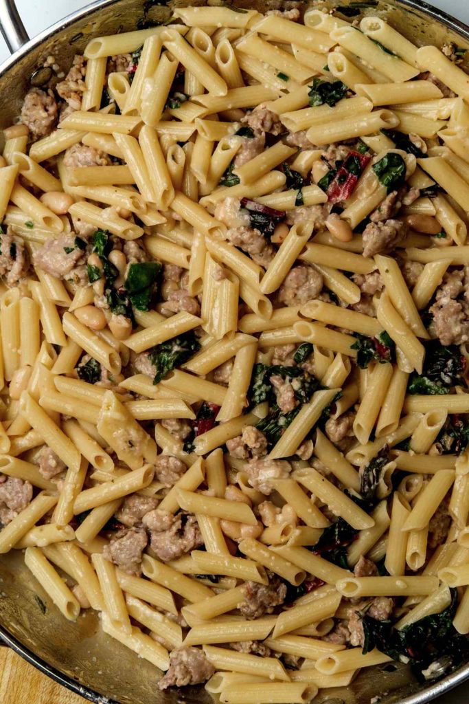 Creamy Tuscan Sausage Pasta