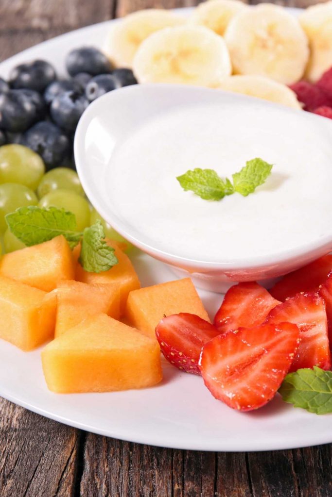 If you’re looking for something fun to serve at a summer party, add this easy fruit dipping sauce to the menu.
