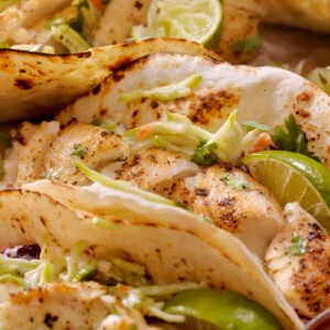 Serve these tasty halibut fish tacos for next week’s Taco Tuesday! Enjoy them with your favorite toppings and the homemade taco sauce included in the recipe below.