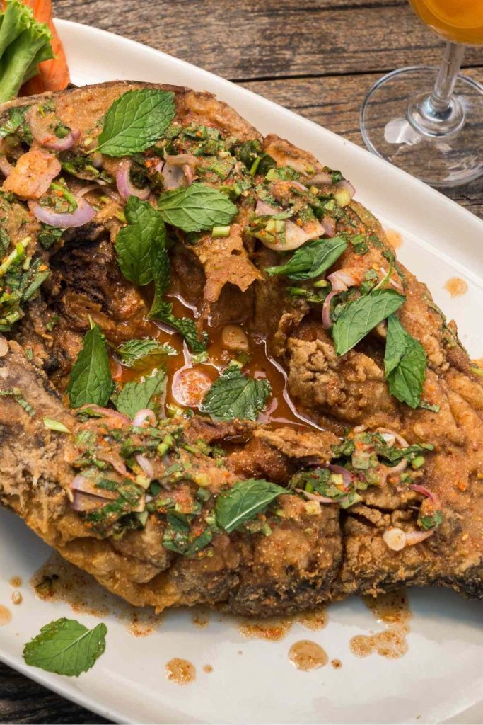 Indian Style Fried Snapper