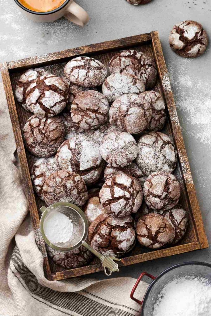 Chocolate Crinkle Cookie Recipe