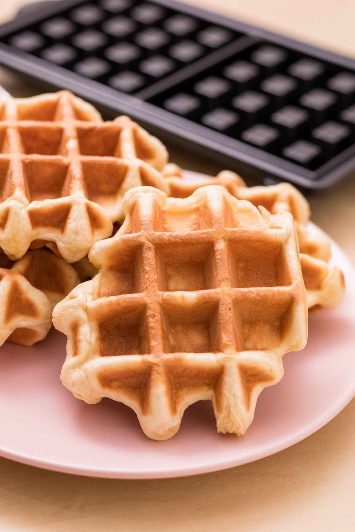 If you’ve enjoyed the Japanese rice cakes known as mochi, you know they’re deliciously sweet and chewy. These mochi waffles feature a wonderful chewy texture and are super easy to make!