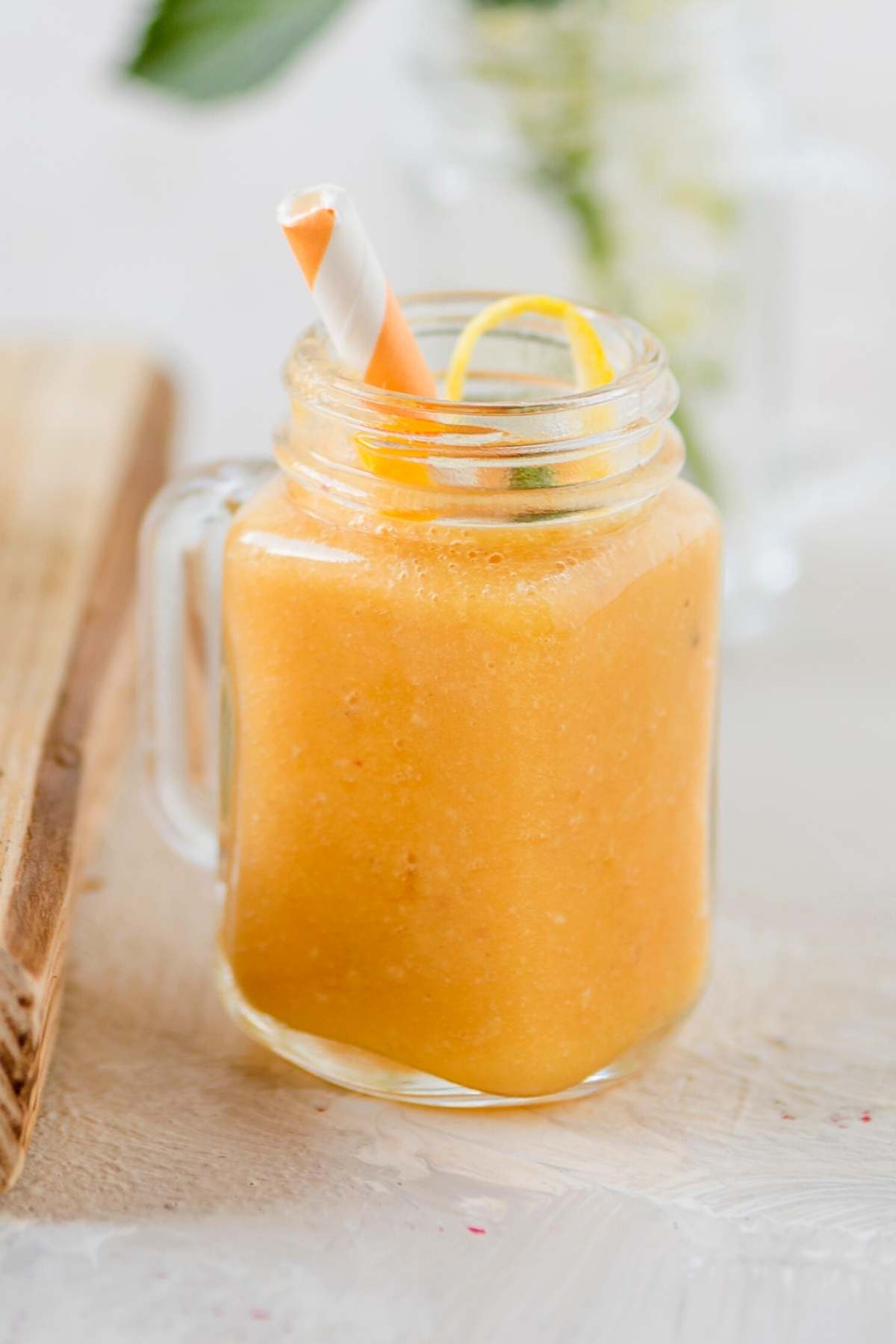 Introducing the liquid version of one of your favorite frozen treats! With its creamy orange flavor, you can enjoy this Orange Dreamsicle as a fabulous frozen cocktail, a boozy float, or a sweet shot.