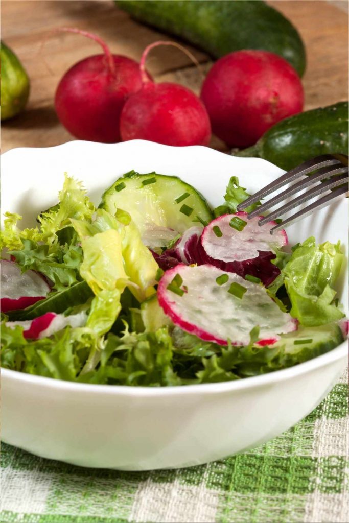 Radish Green Salad