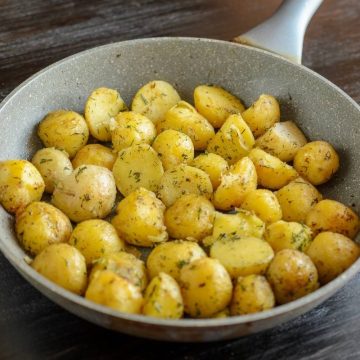 This Canned Potatoes recipe is just what you need when you’re short on time. It comes together quickly with basic seasonings and a pinch of parmesan cheese for additional flavor.