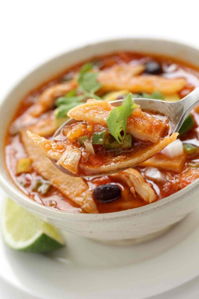 Slow Cooker Canned Chicken Tortilla Soup