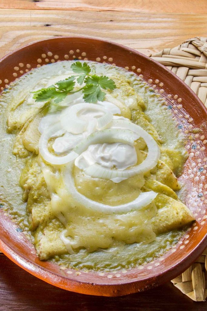 Jalapeno Chicken Enchiladas