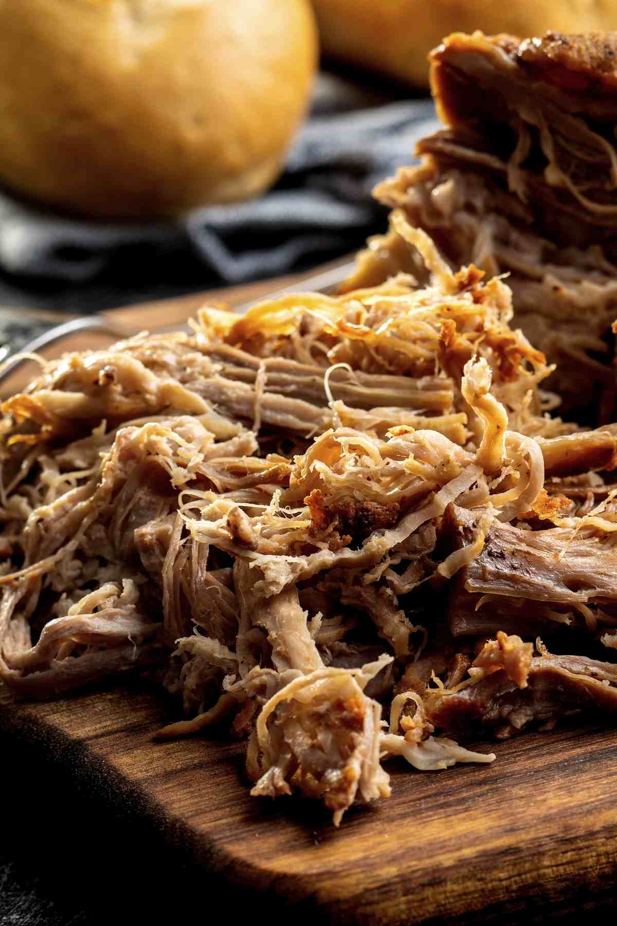 A slow cooker makes easy work of this shredded beef recipe. Set it up in the morning, and come back to perfectly tender roast beef that’s ready to be shredded.
