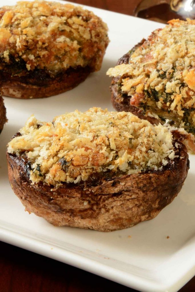 Spinach-Stuffed Mushrooms