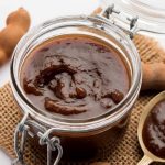 Tamarind sauce is a sweet and tangy condiment that’s often used in Indian and Thai dishes. It’s wonderful as a dipping sauce for savory foods like samosas.