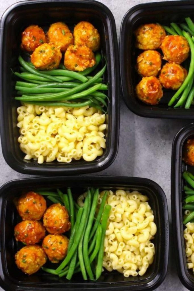 BBQ Chicken Meatballs Meal Prep