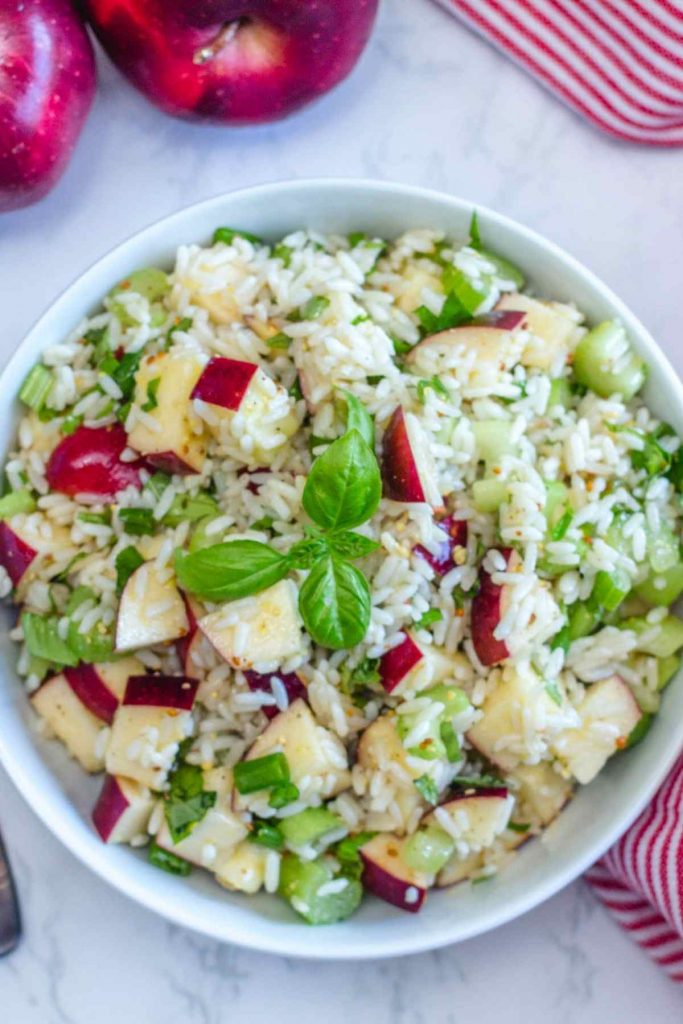 Brown Rice and Apple Salad