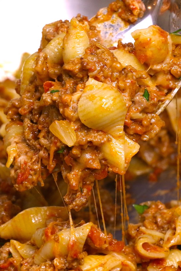 Cheesy Taco Pasta