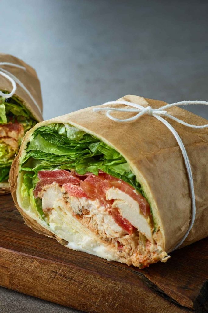 Chicken Caesar Wraps