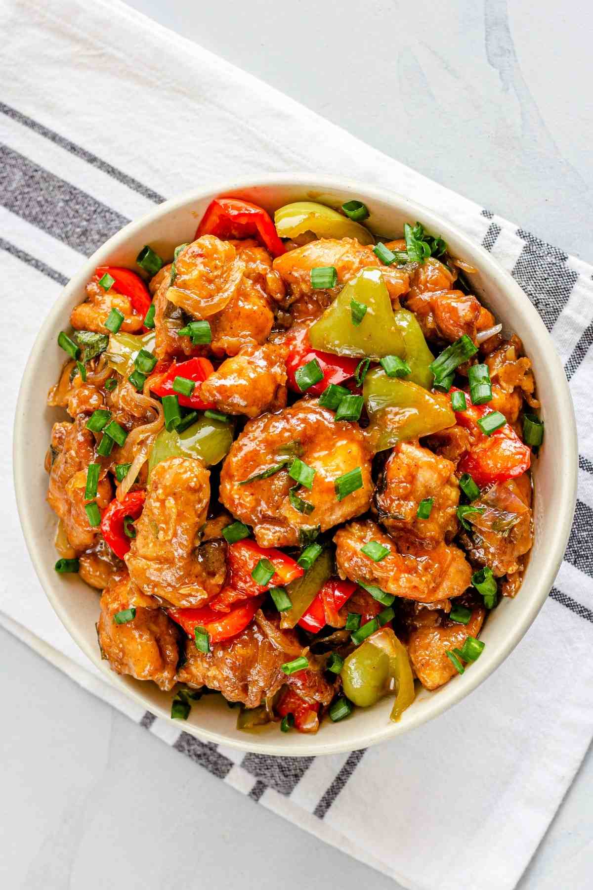 Loaded with mouthwatering flavor, this Chinese chicken is so easy to make that you will hardly believe it. Yes, you can make a tasty and healthy dish even on a busy weeknight.