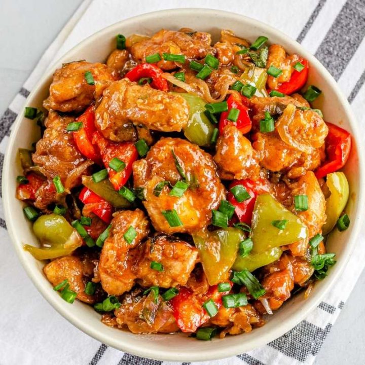 Chinese Chicken With Garlic Sauce - IzzyCooking