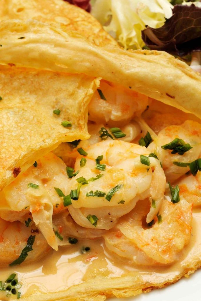 Classic Seafood Crepes