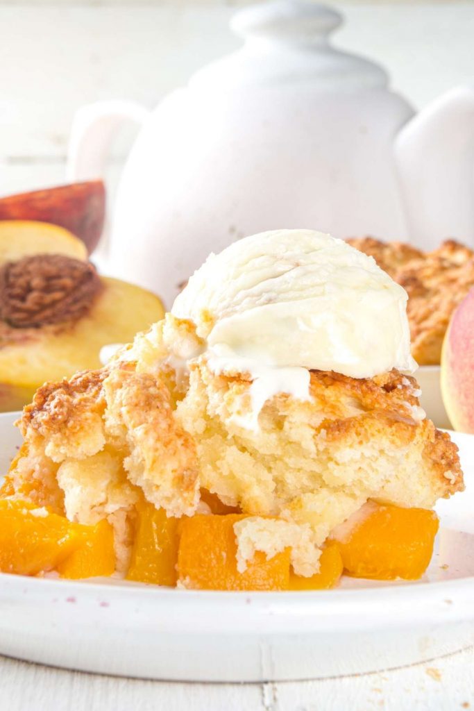 Custard Peach Pie