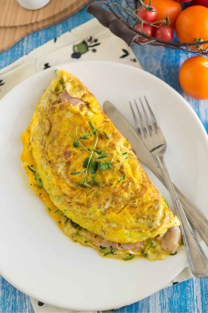 Diner-Style Ham and Cheese Omelet