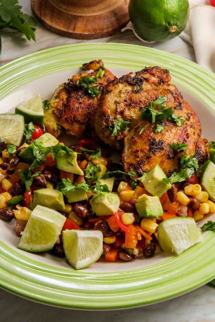 Grilled Honey Lime Cilantro Chicken