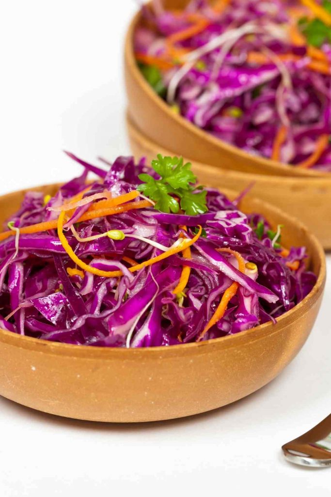 Healthy Red Cabbage Slaw