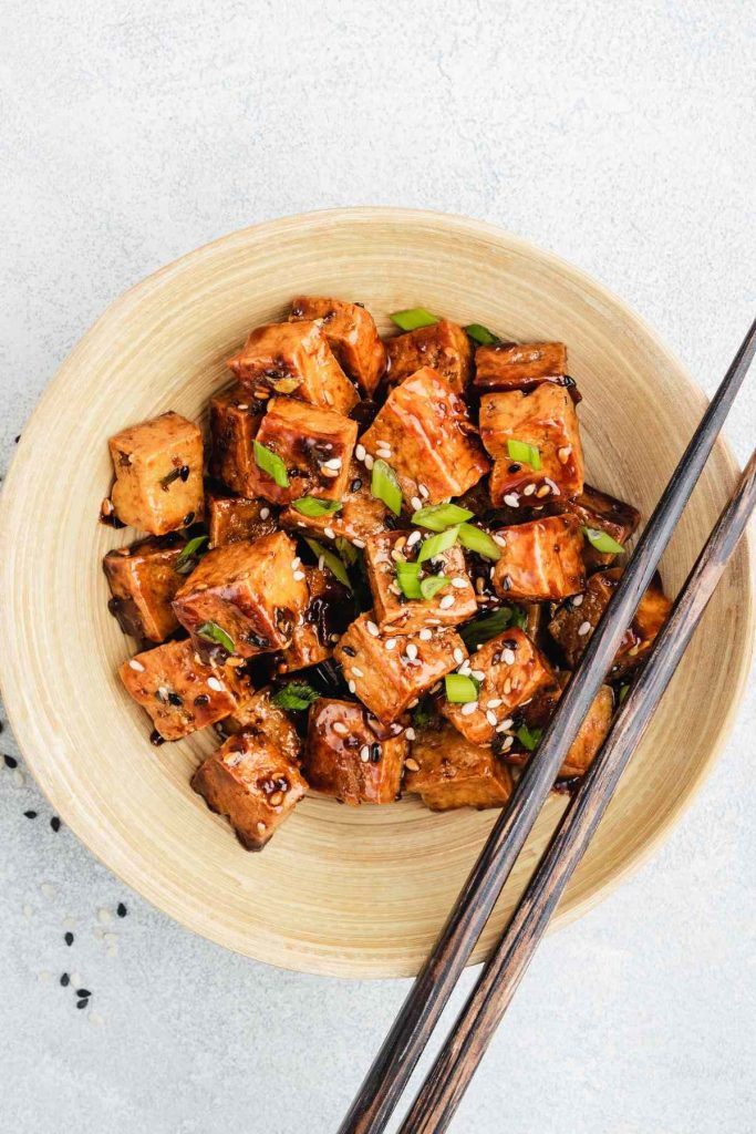 Honey Sriracha Tofu