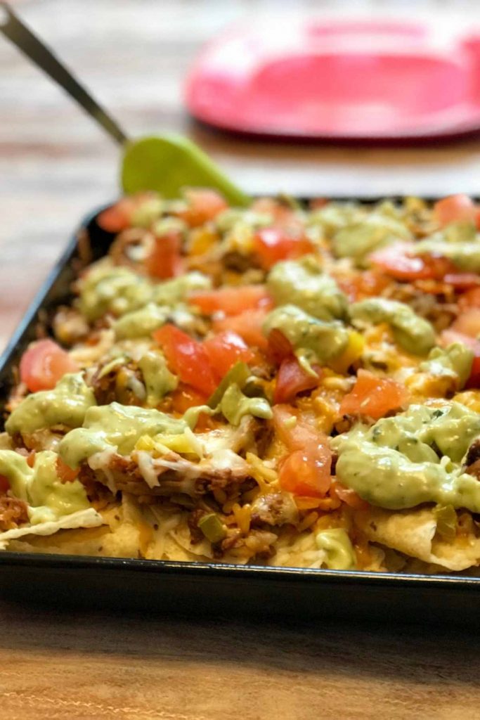 Leftover Pork Nachos