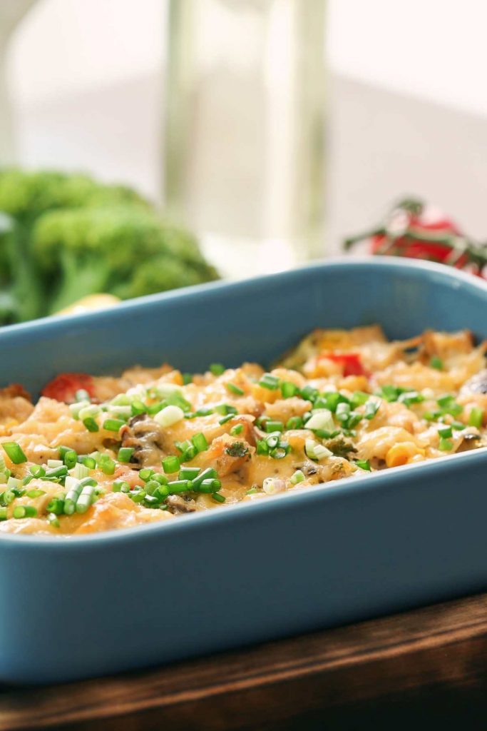 Cheesy Chicken Potato Bake