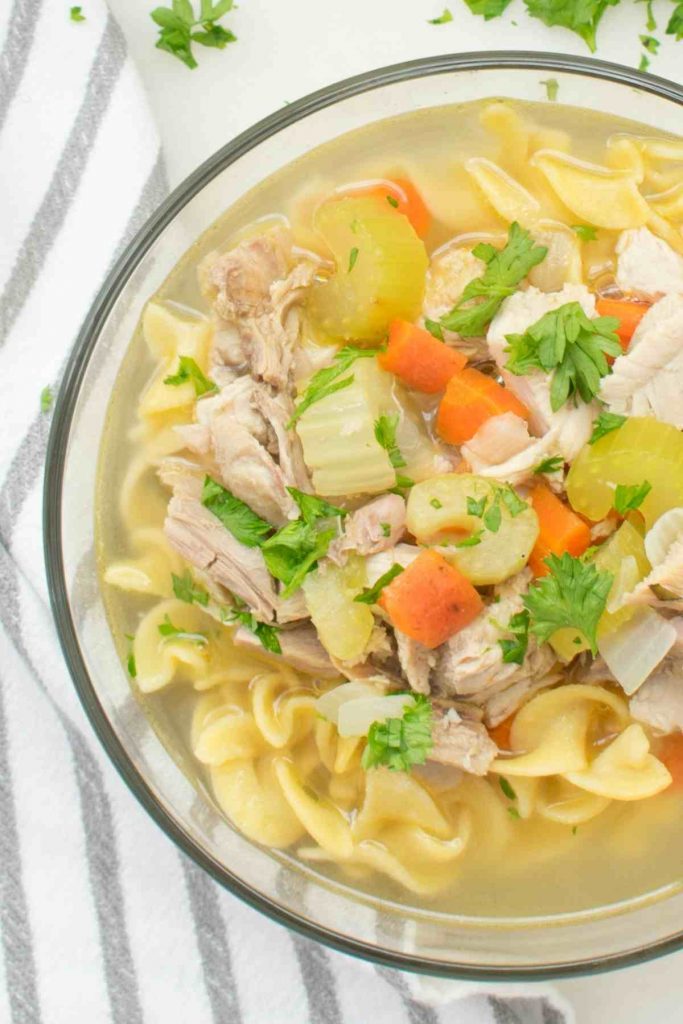 Leftover Turkey Soup IzzyCooking