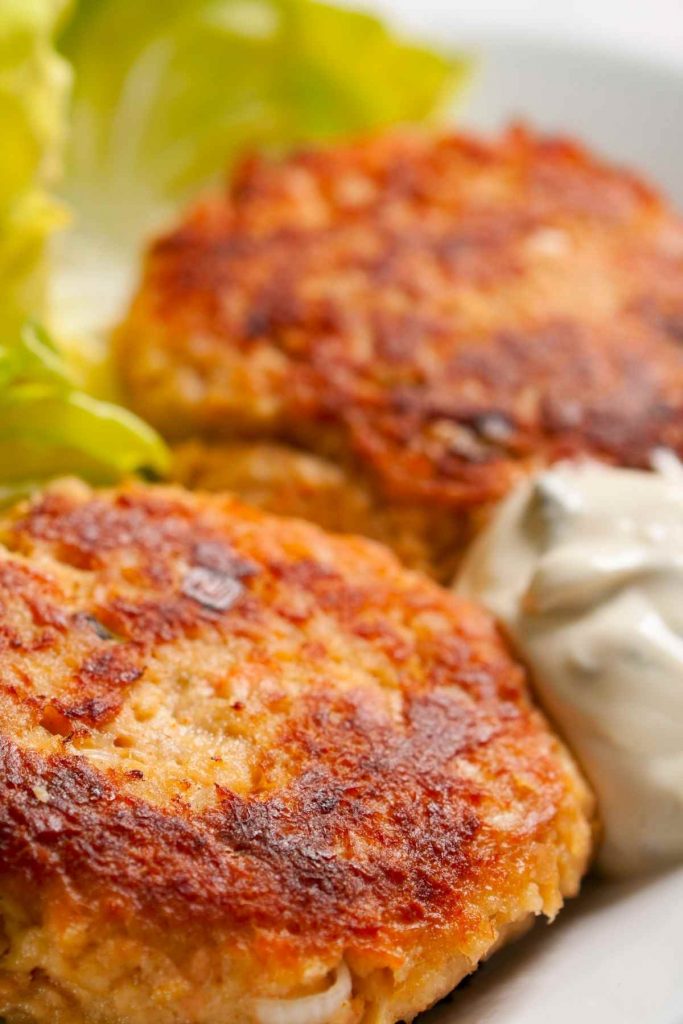 Old Fashioned Salmon Patties for Two IzzyCooking