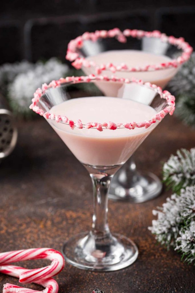 Pink Peppermint Martini