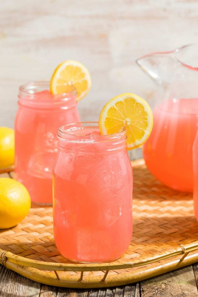 Pink Vodka Lemonade Cocktail