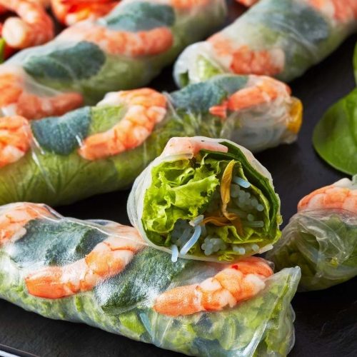 Easy Rice Paper Rolls IzzyCooking
