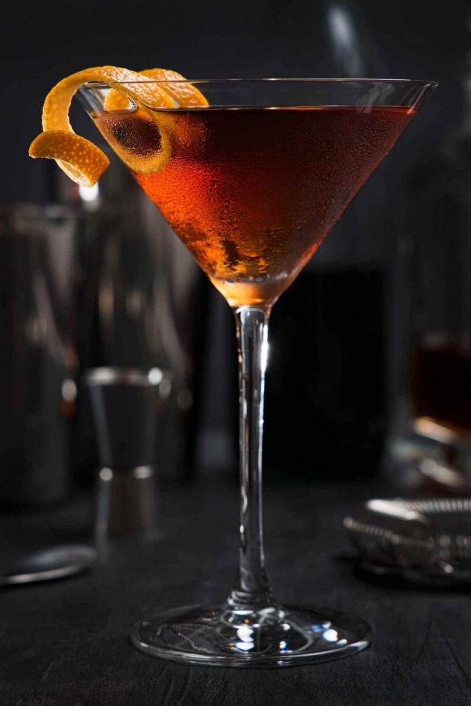 Smoked Manhattan Cocktail
