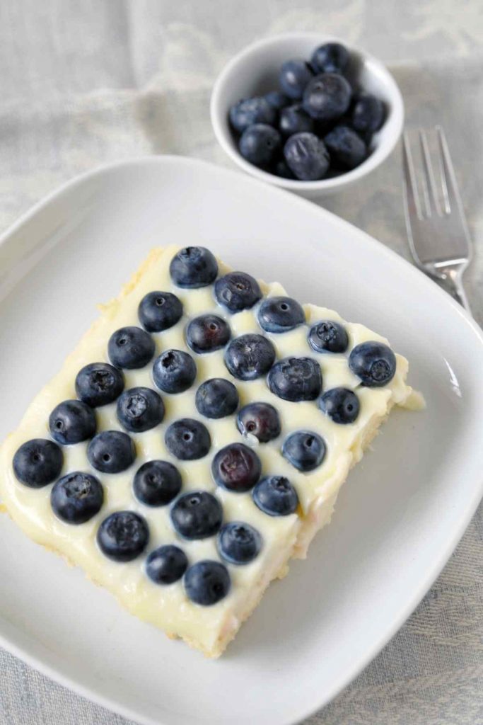 Sugar-Free Lemon Blueberry Cake
