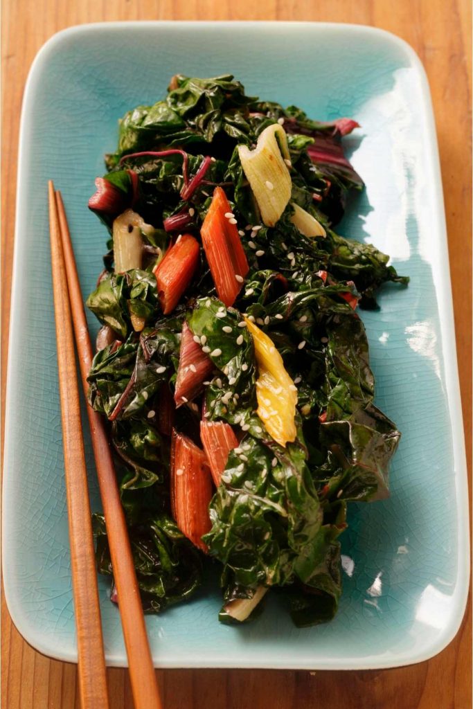 Swiss Chard With Ginger