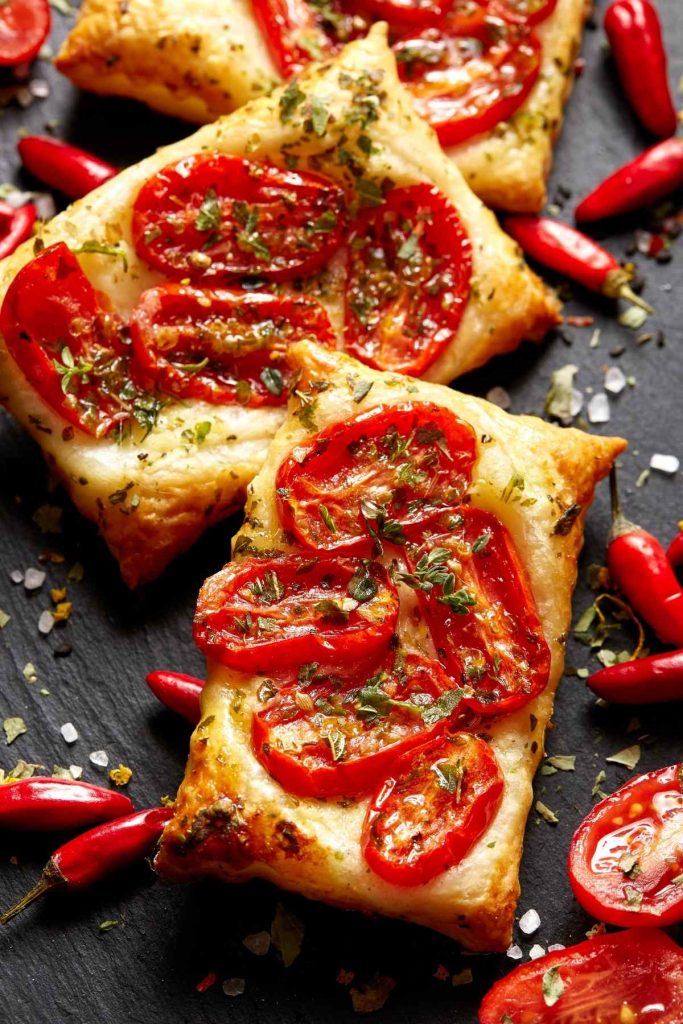 Tomato Tart with Puff Pastry