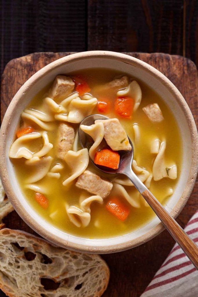 Vegan Chicken Noodle Soup