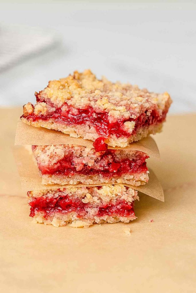 Strawberry Crumb Bars