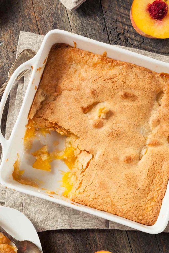 Bisquick Peach Cobbler