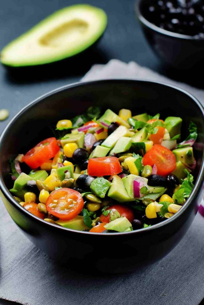 Black Bean Corn Avocado Salad