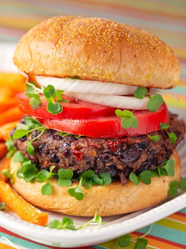 Healthy, hearty, and utterly satisfying, this Black Bean Patty is crispy on the outside and tender and flavor on the inside. Perfect for grilling and loaded with flavor, these black bean burgers are ideal for your plain or brioche buns.