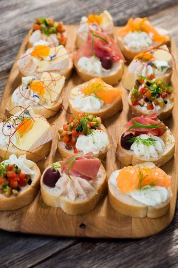 19 Best Canape Recipes (Easy Finger Food For Parties) - IzzyCooking